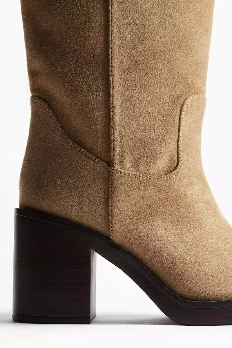 Knee-high boots