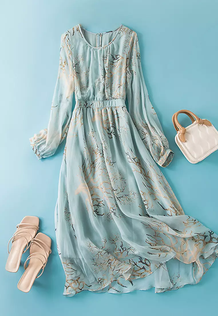 Silk sun dresses top