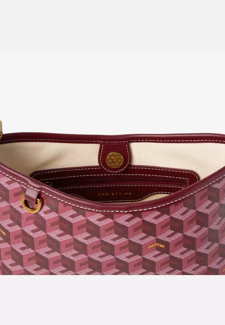 Nico Shoulder Bag Burgundy