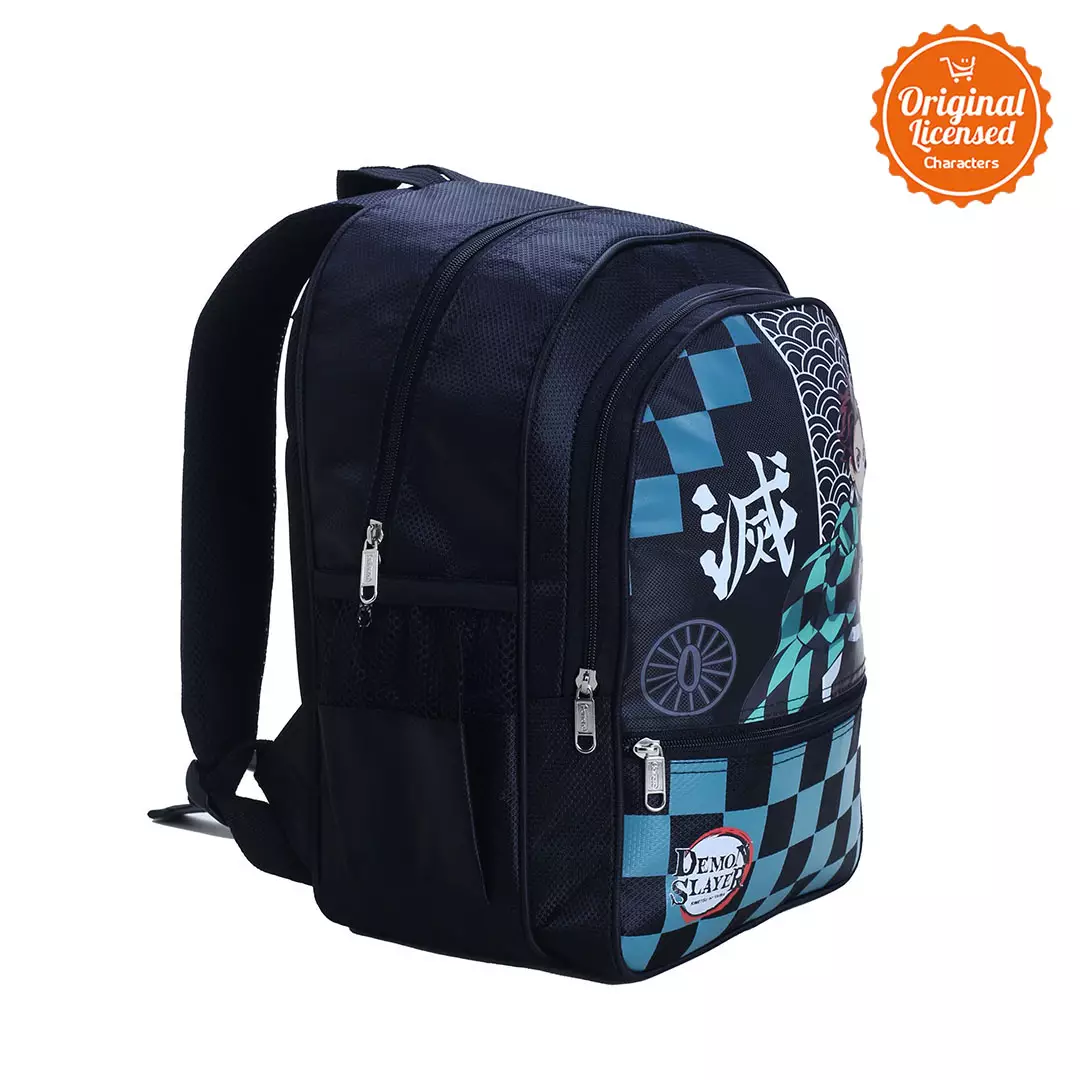 Demon Slayer Kids Bag L - Kamado Tanjiro - Green 38x26 cm