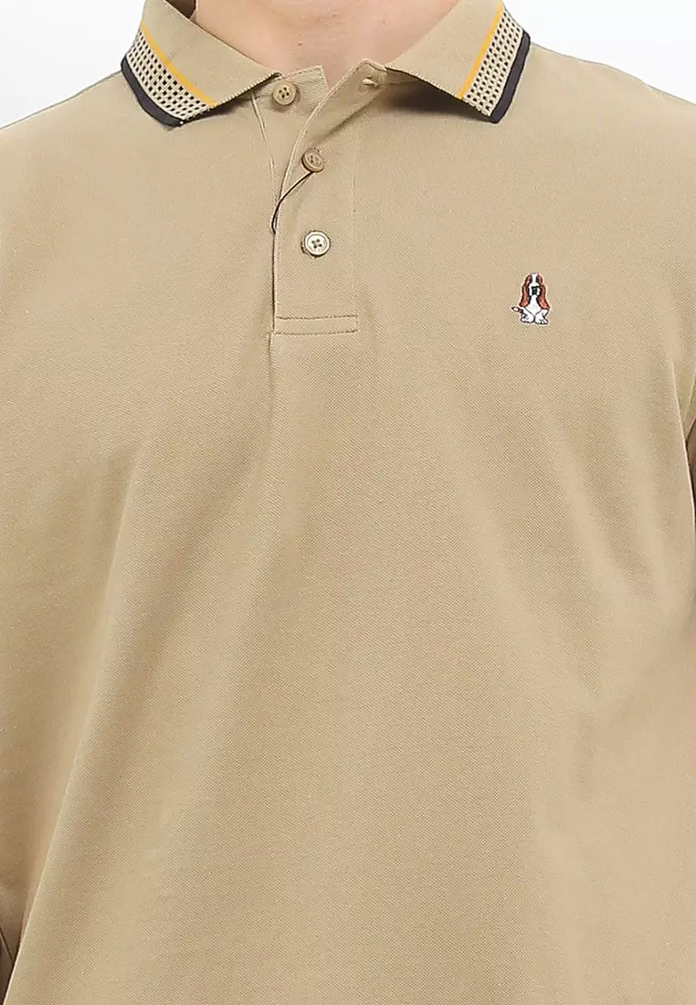 Mael Contrast Collar Polo