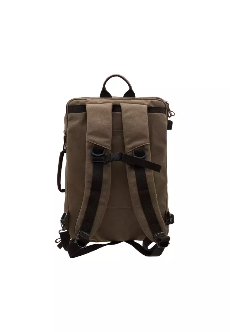 Canvas Multifunctional Travel Hiking Duffel Bag Backpack BAD 40108
