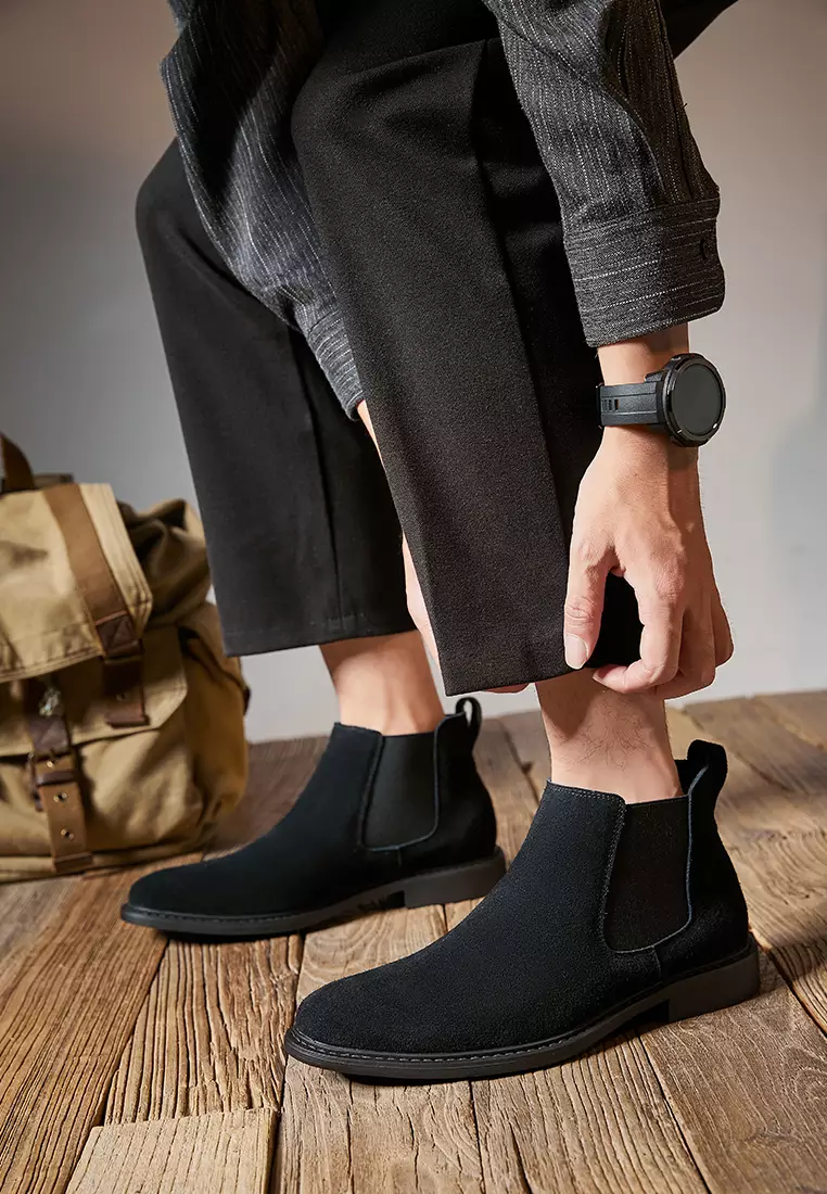 Cow Suede Chelsea Boot KB2298M