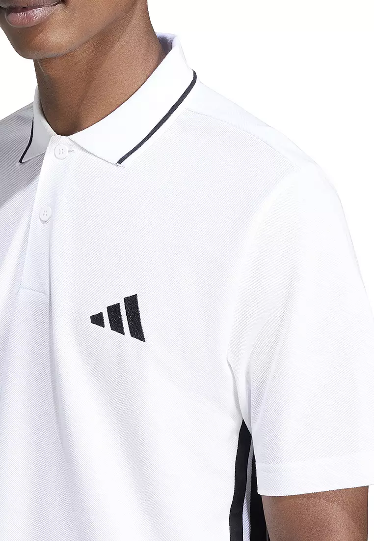 Essentials 3-Stripes Piqué Polo Shirt