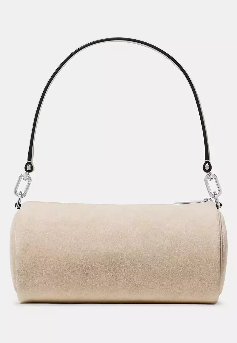 Roulette Suede Crossbody Bag