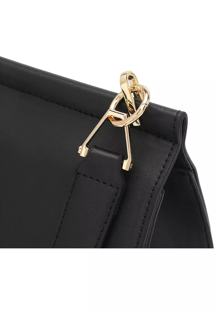 Women's Shoulder Sling Bag / Crossbody Bag - Black