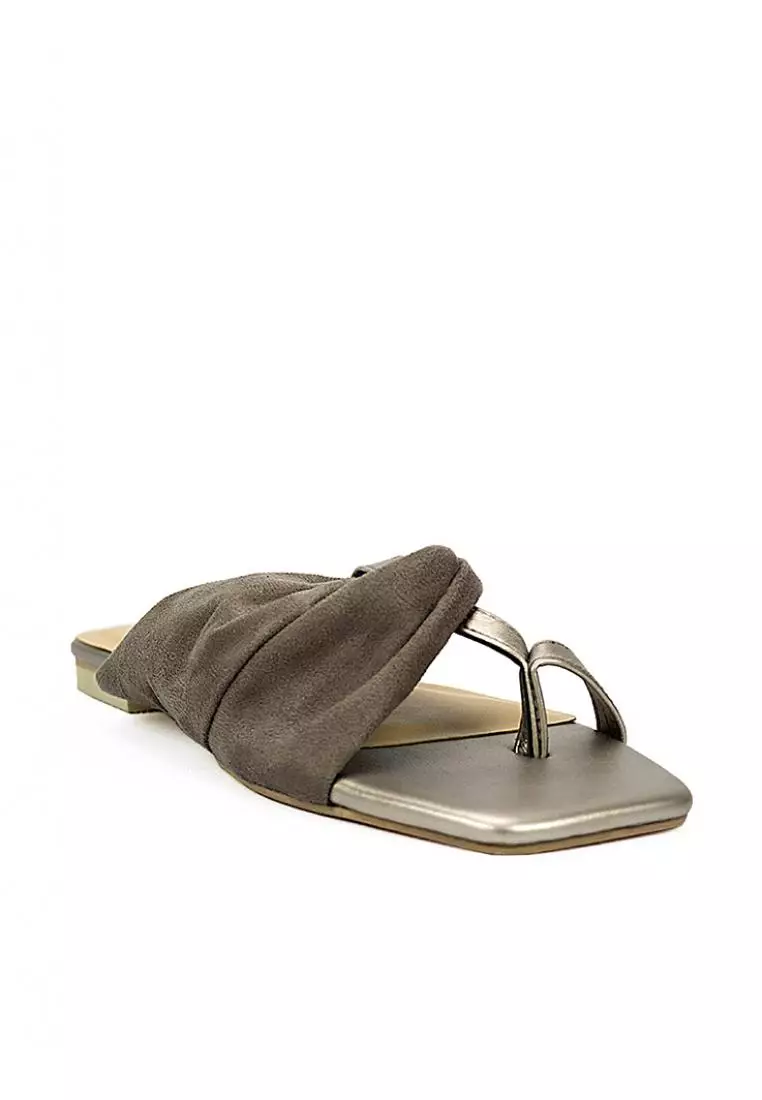 Discount on Cardam's Lifestyle  shoes - SKU: Ecla Wa 00016 Taupe Flat Sandals