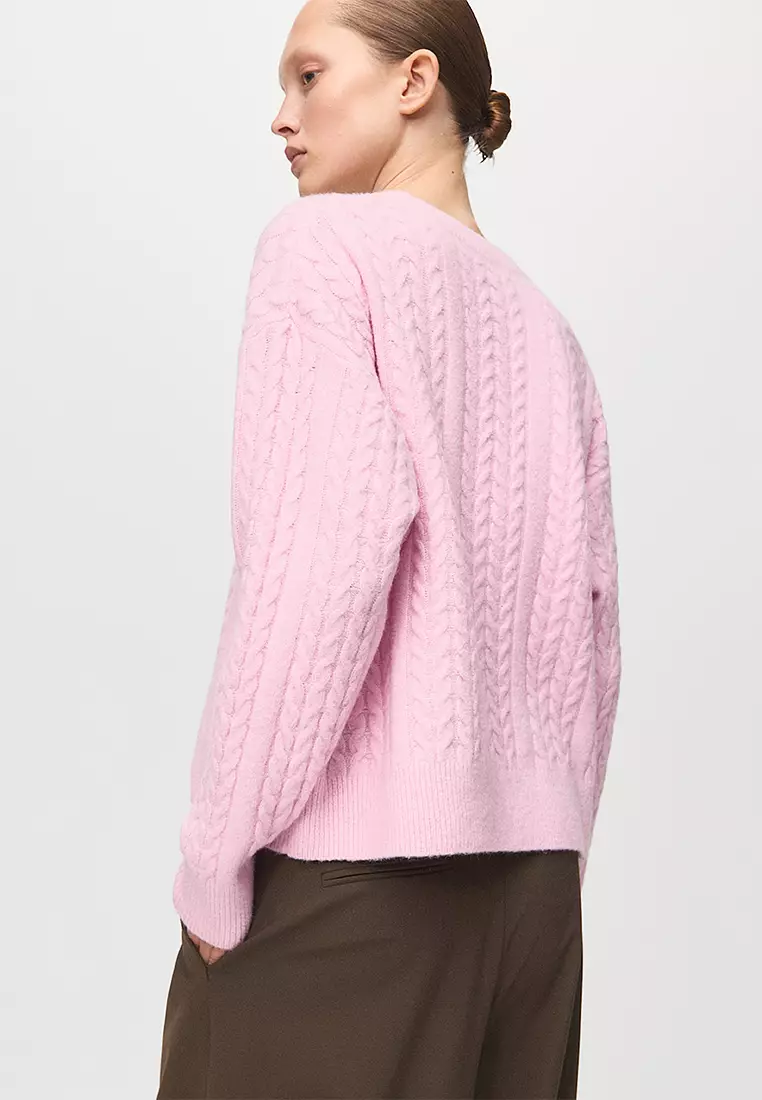 Braided Knitted Sweater