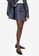 H&M blue Imitation Leather Skirt 64FD2AA09862A4GS_1