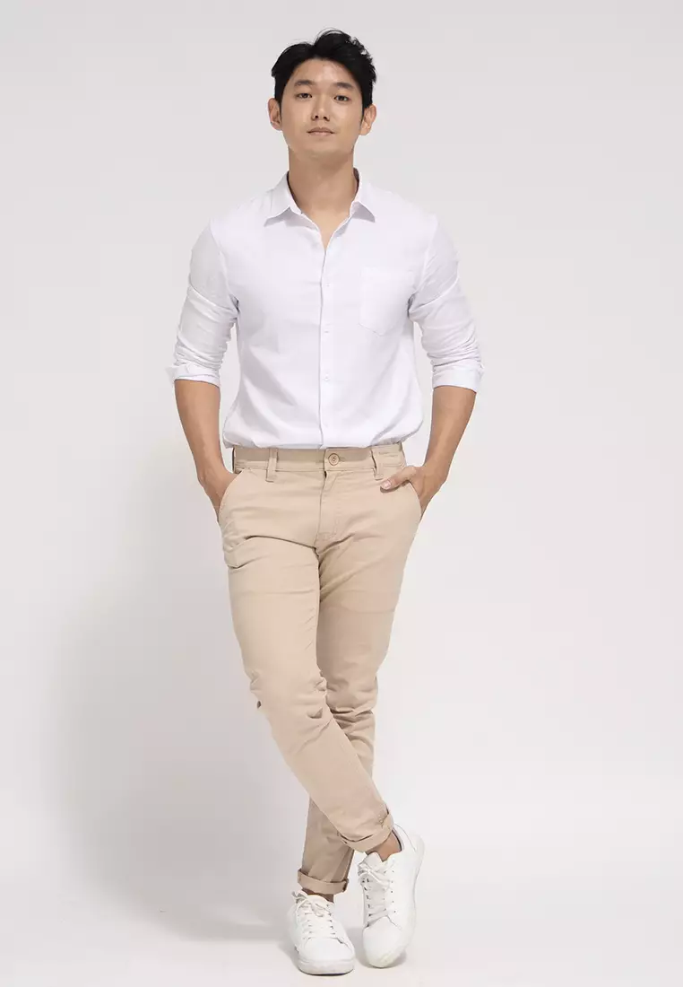 Celana Chinos Cotton Stretch Light Khakis OXCON