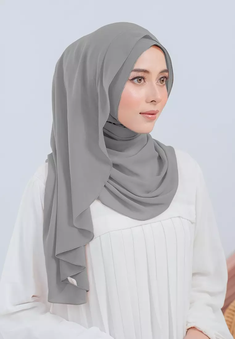 HIJAB INSTAN LUBNA - DARK GREY