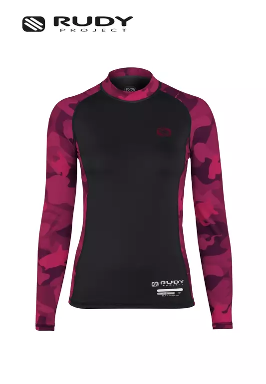 Riva Women's Long Sleeve Rash Guard - Fuschia