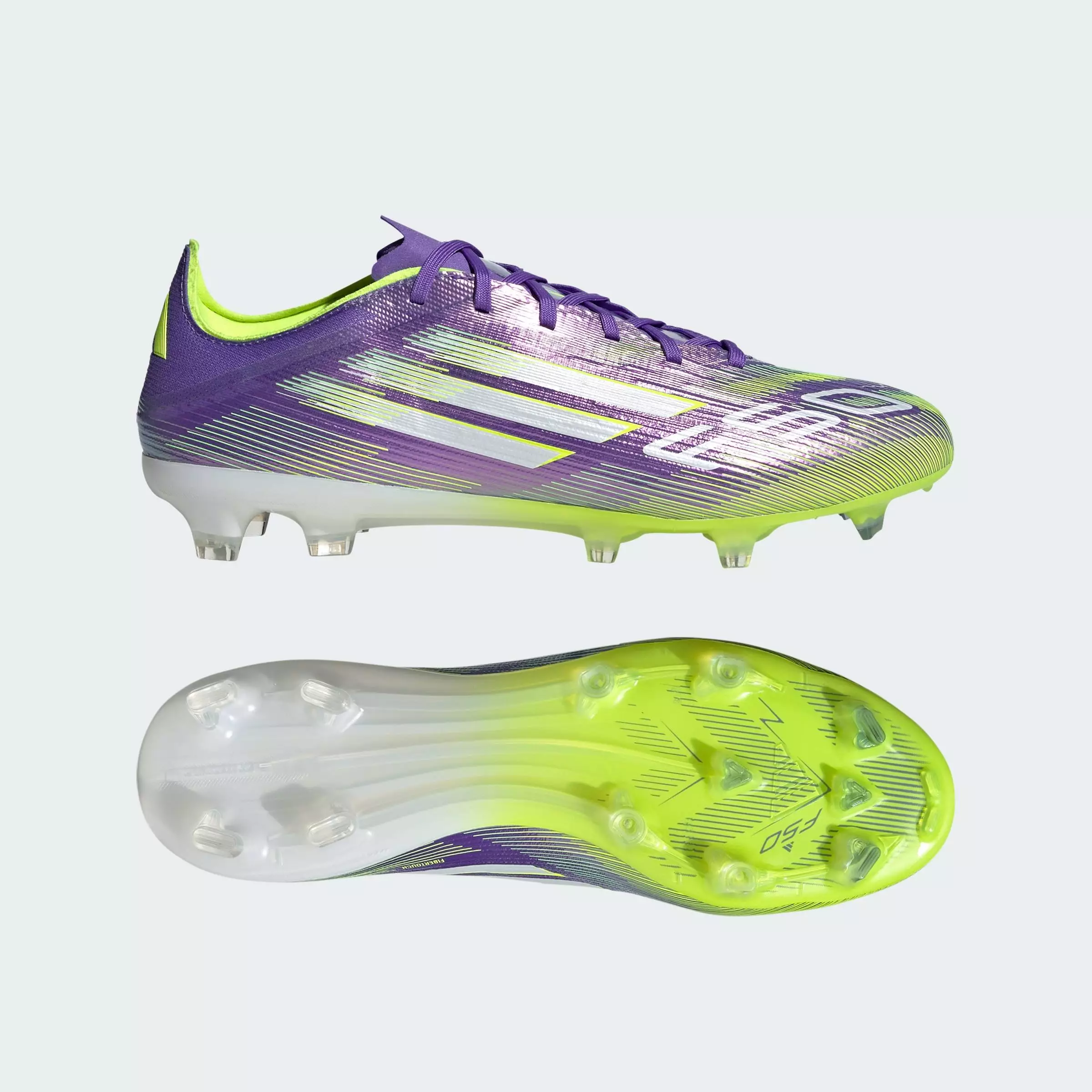 Buy ADIDAS Football F50 Pro Firm Ground Boots Unisex Purple JH7683