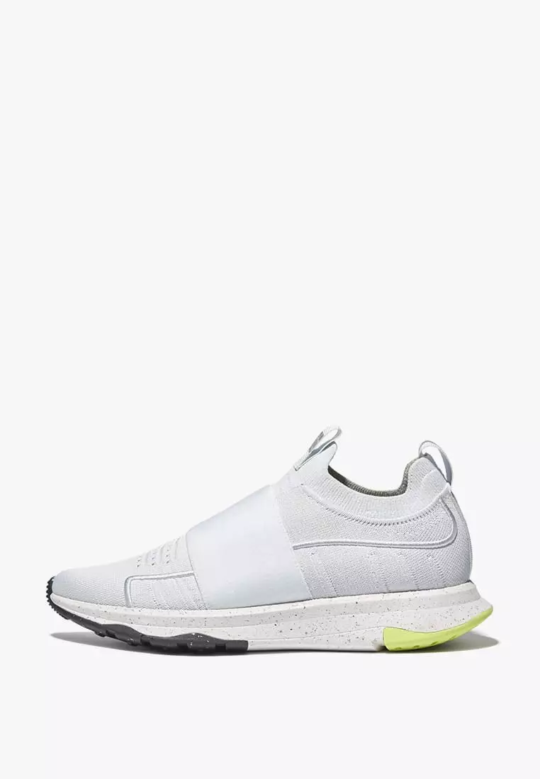 Discount on Fitflop  shoes - SKU: Vitamin Ff E01 Knit Elastic Sports Sneakers - Seafoam Blue Mix