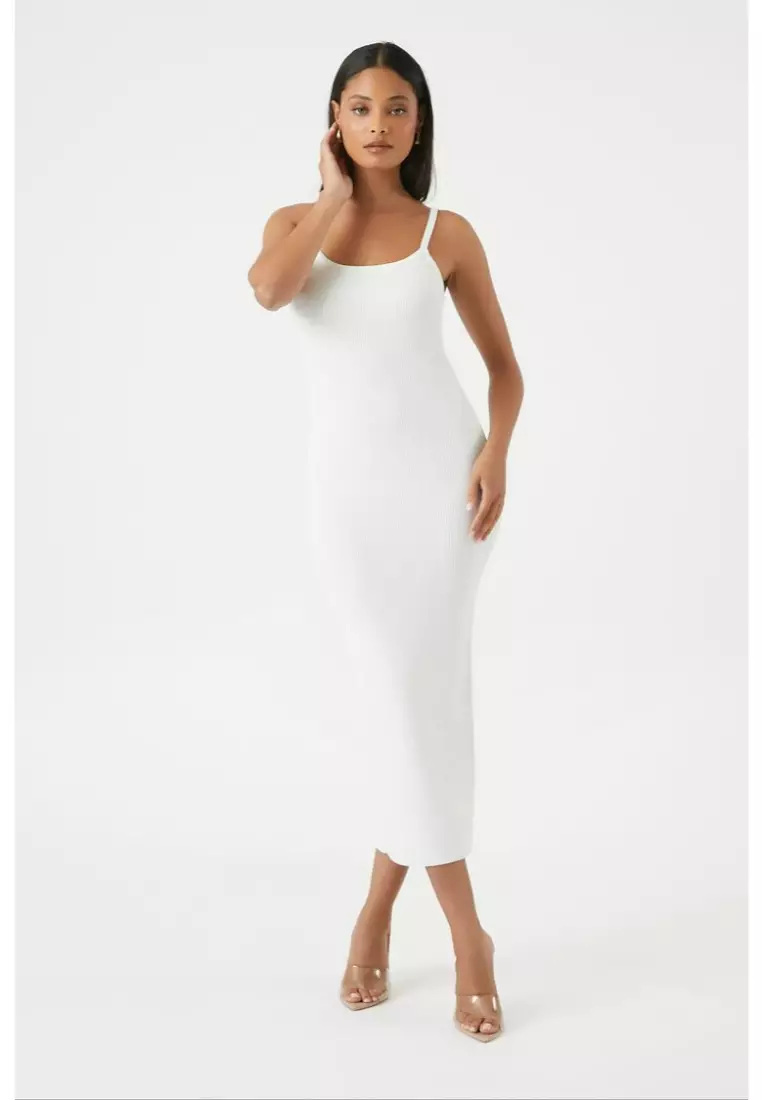 Forever 21 white bodycon dress top
