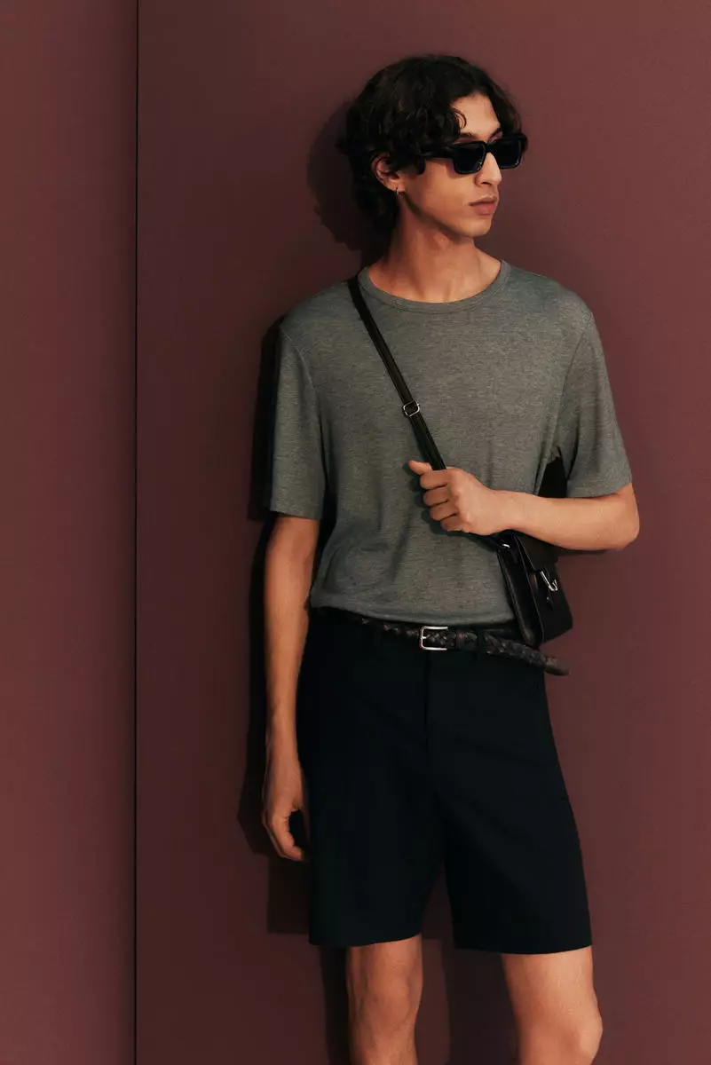 Regular Fit Lyocell-blend T-shirt