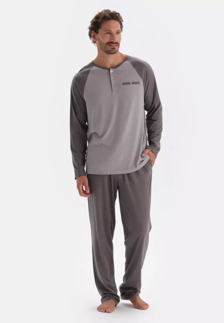 Buy DAG Anthracite T Shirt Trousers Knitwear Set Crew Neck