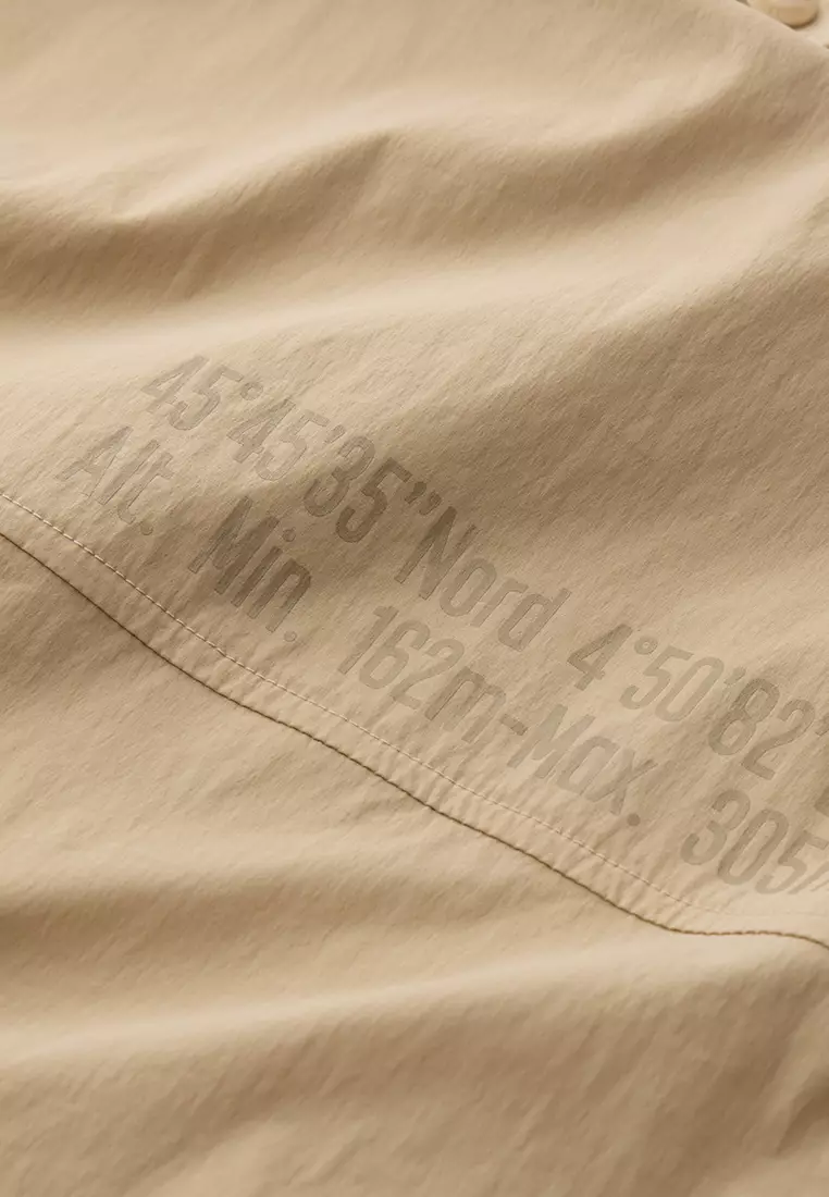 男裝落肩短袖裇衫