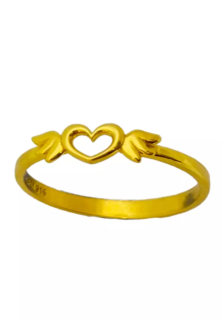 LITZ 916 (22K) Gold Ring LGR0158-SZ11/1.46g+/-