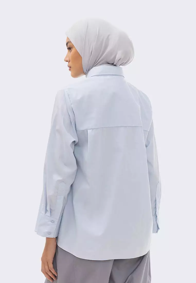 Ria Miranda Baby Blue Honey Shirt