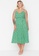 Trendyol green Plus Size Floral Midi Dress 58236AA9A7FF5DGS_5