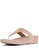 Fitflop pink FitFlop LULU Women's Leather Toepost Sandals- Rose Gold (I88-323) 7C643SH6893F39GS_2