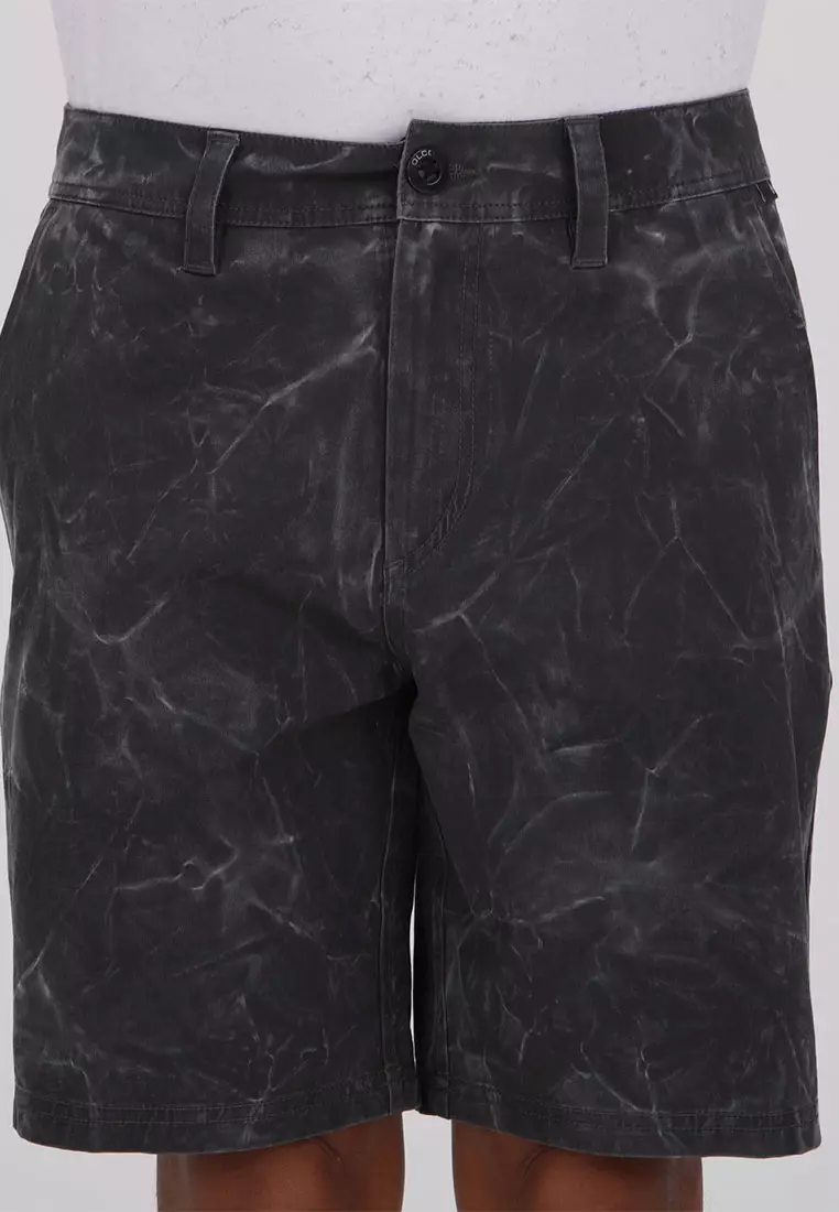 MWS STONE FADED 19 HYBRID SHORTS STEALTH