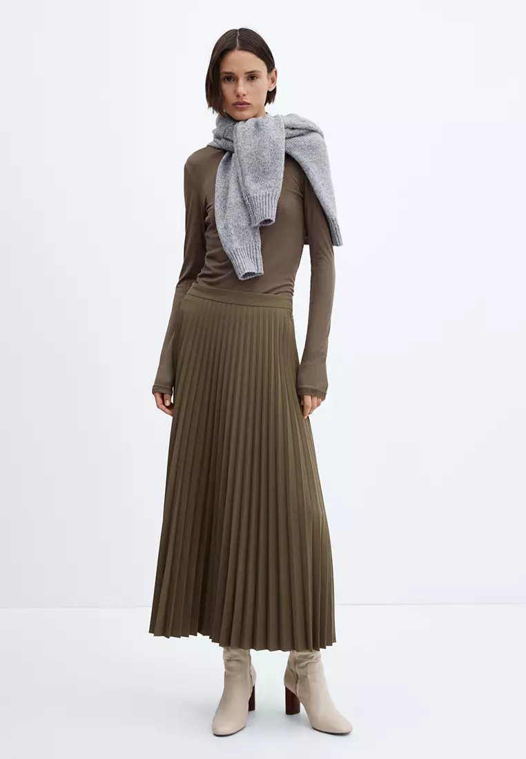 Mango Pleated Long Skirt 2024 | Buy Mango Online | ZALORA Hong Kong