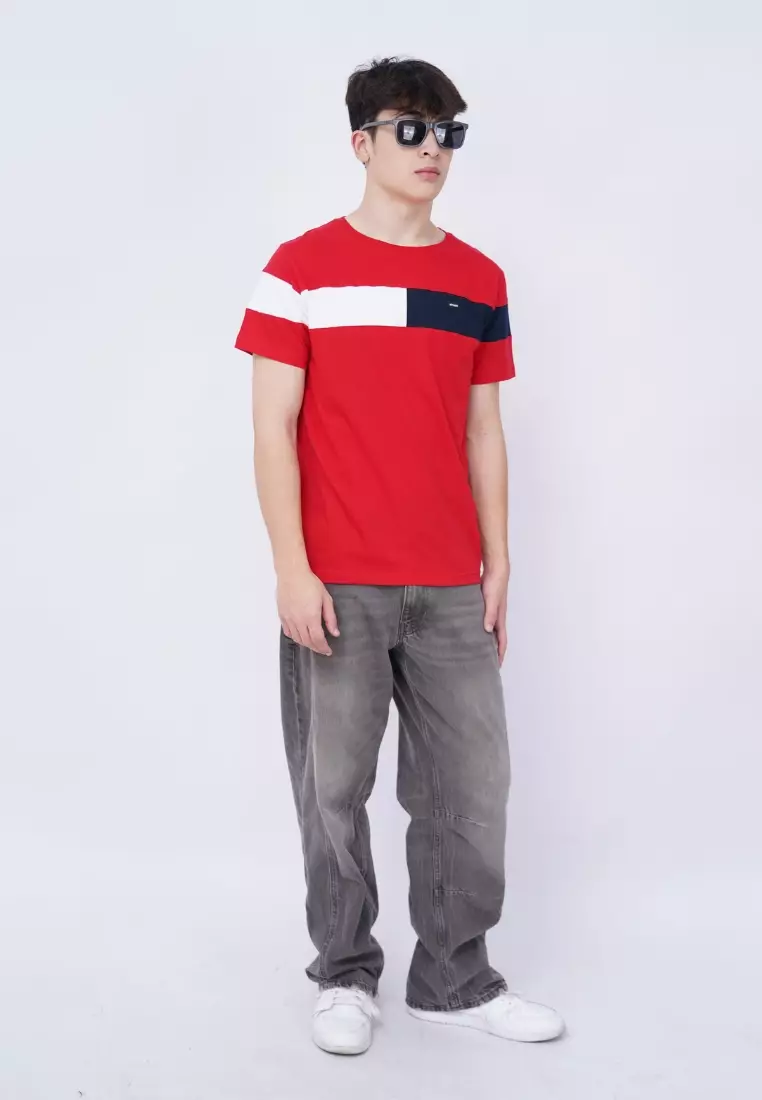 Ryusei Kaos Pria Hideyuki CMB Red