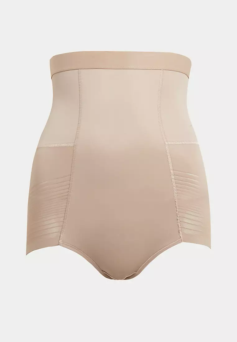 Firm Control Sheer Stripe Waist Cincher Knickers