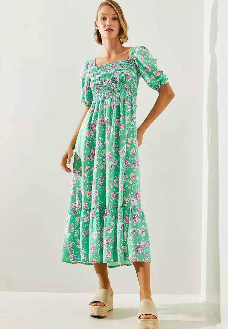 Women's Chest Gipel Watermelon Sleeve Viscose Dress