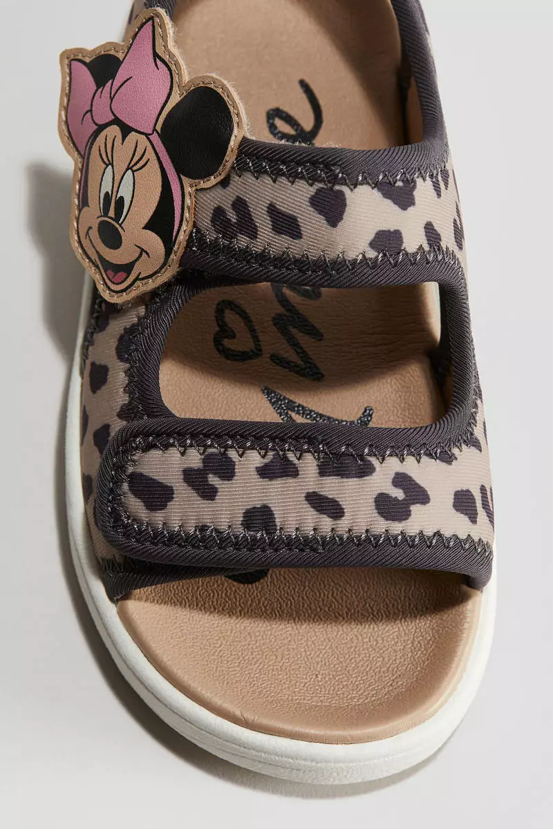 Printed scuba sandals