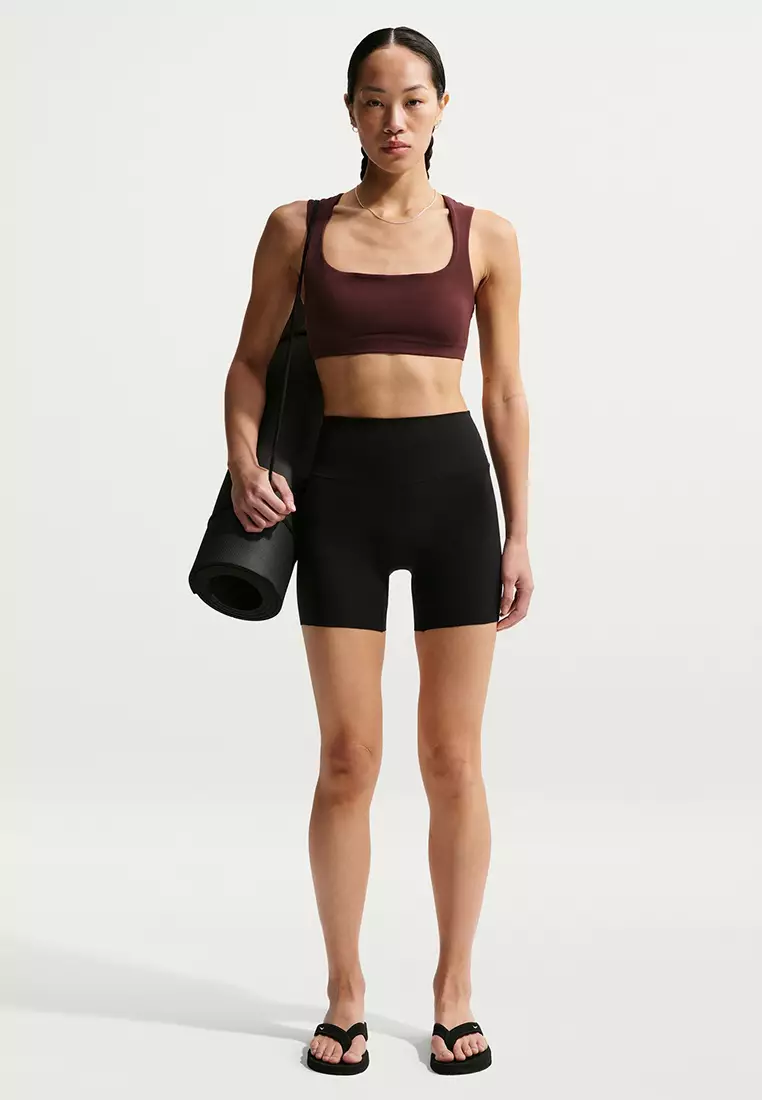 Zenvy Women's High-Waisted 5" Biker Shorts