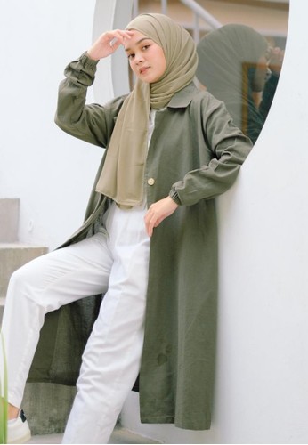 Lozy Hijab green Soren Outer Army D8013AA485A40AGS_1