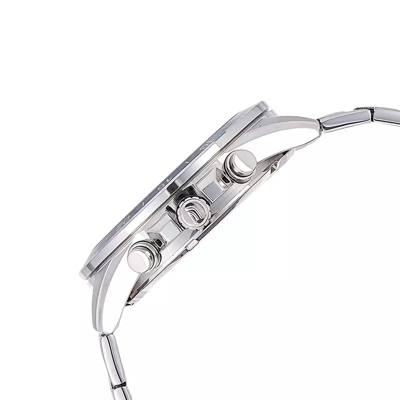 Jam Tangan Pria Casio Edifice EFV-550D-2AVUDF Chronograph Men Blue Dial Stainless Steel Band