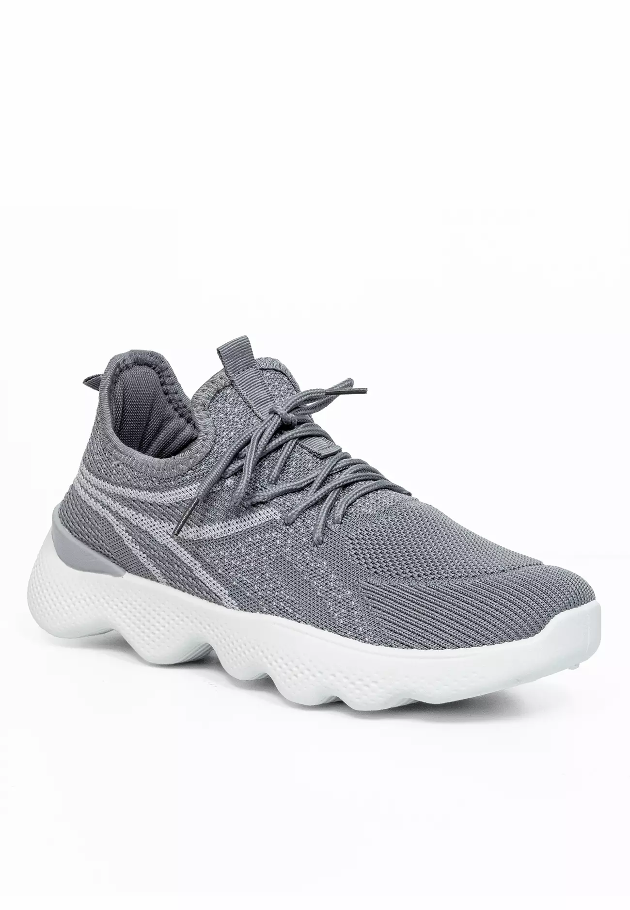 Dr. Kevin Sepatu Sport Pria Men Sneakers Sekolah Flyknit Tali 889-070