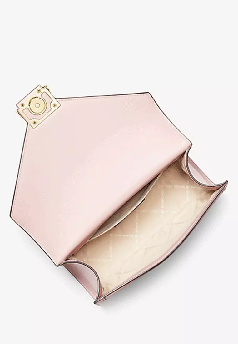 Whitney Medium Color-Block and Signature Logo Shoulder Bag