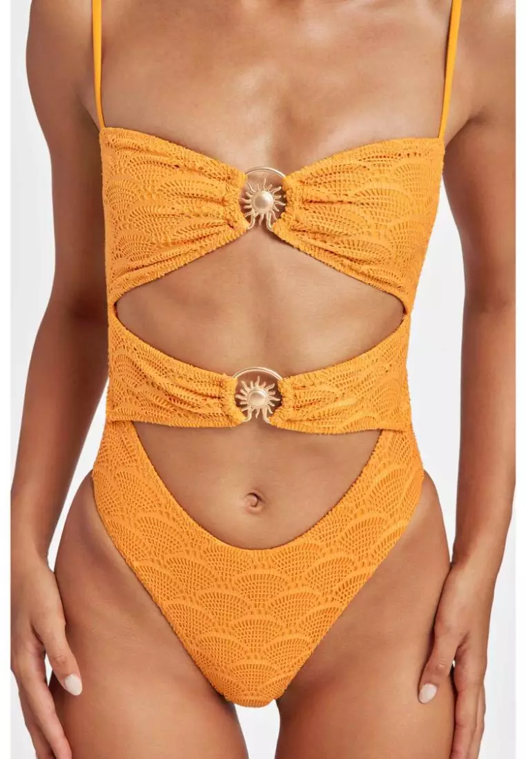 Kaia Cut-Out One Piece Swimsuit / Mango