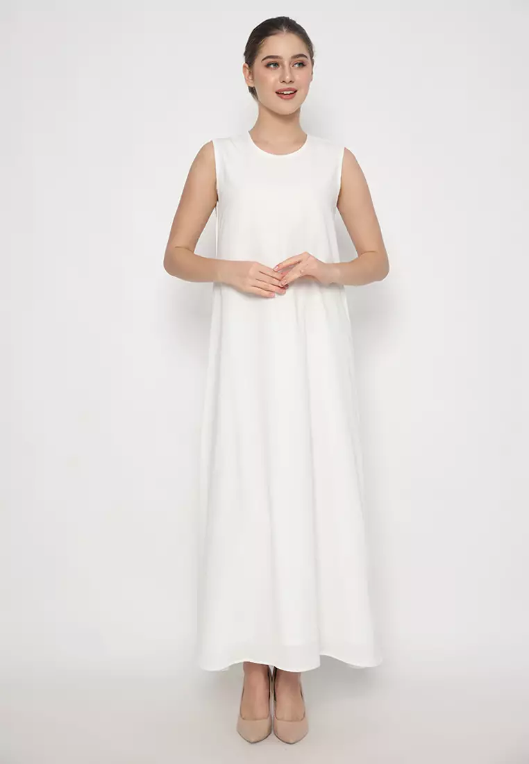 Lavani Manset Dress Broken White