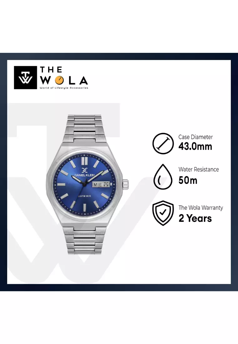 Men Analog Silver Stainless Steel Watch DK.1.14150-3