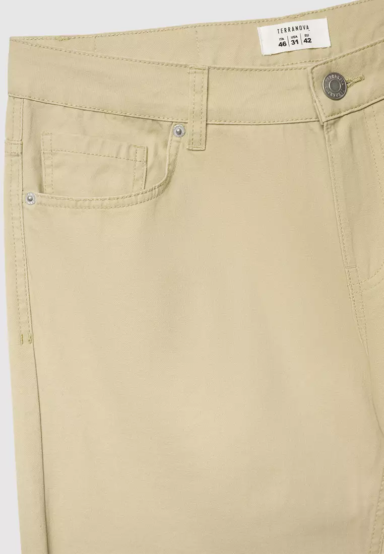 Men's 5-Pocket Cuffed Shorts