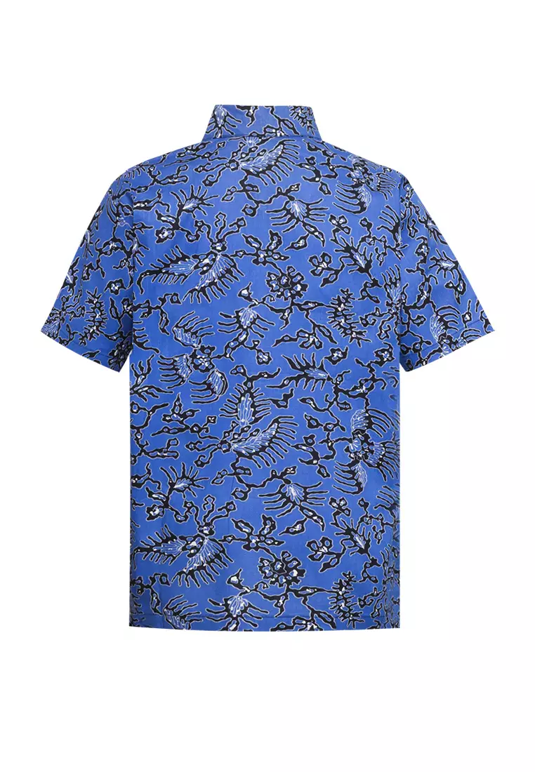 Hem Anak Batik Laki Laki Lengan Pendek Emilio Blue