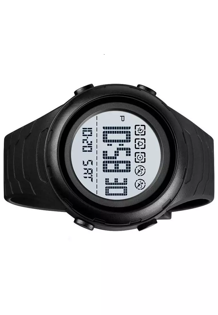 Jam Tangan Digital Pria Waterproof Many Function Strap Tali Material PU VR10 ORIGINAL