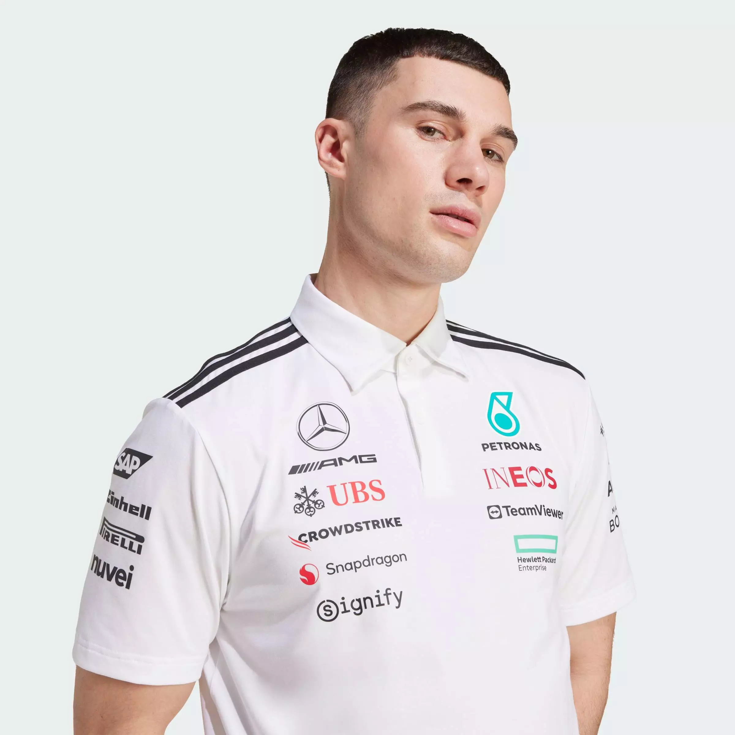 Motorsport MERCEDES - AMG PETRONAS FORMULA ONE TEAM POLO Men White JW0586