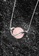 Majade Jewelry pink and silver Rose Quartz Saturn Necklace In 14k White Gold 152D4AC2B97059GS_4