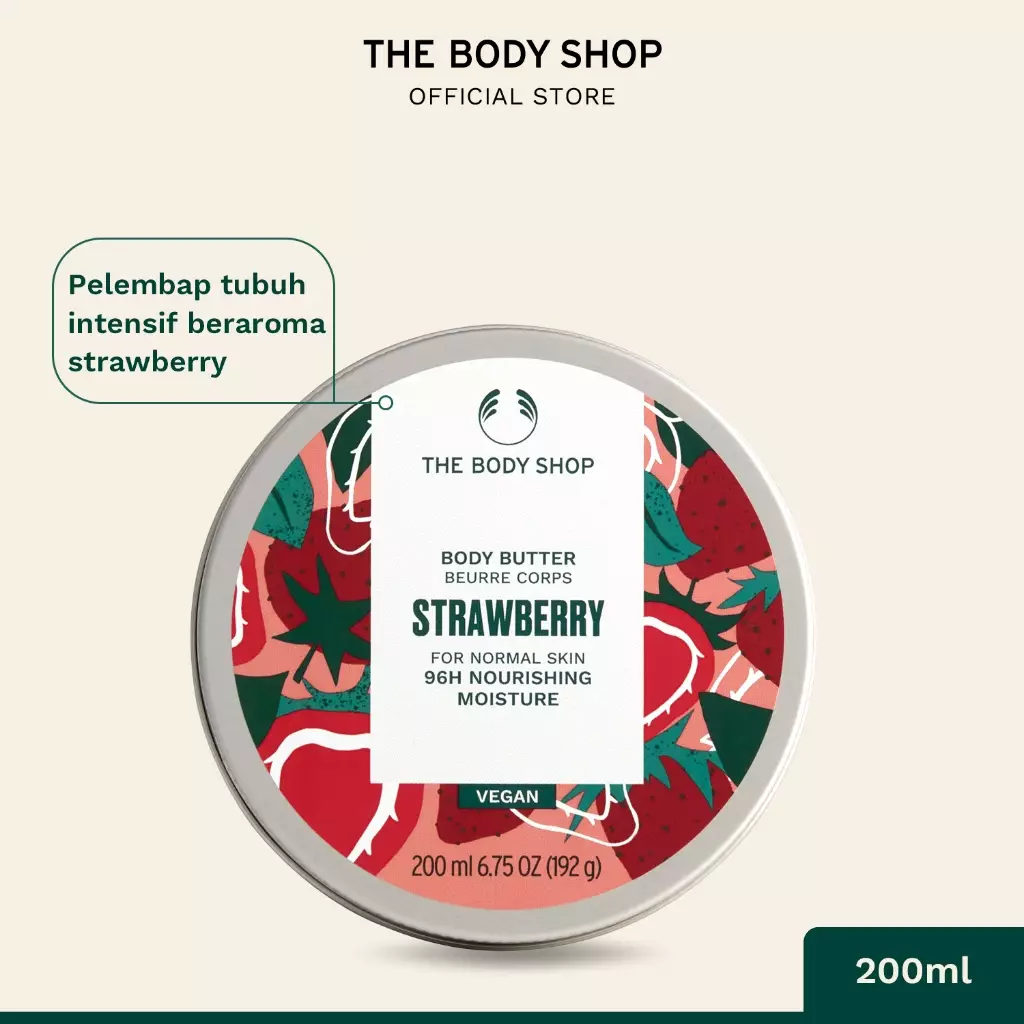 New Strawberry Body Butter 200Ml