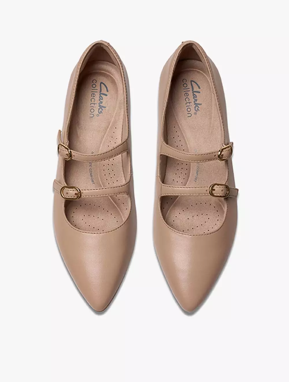 Clarks Natalyn Lane Beige Leather