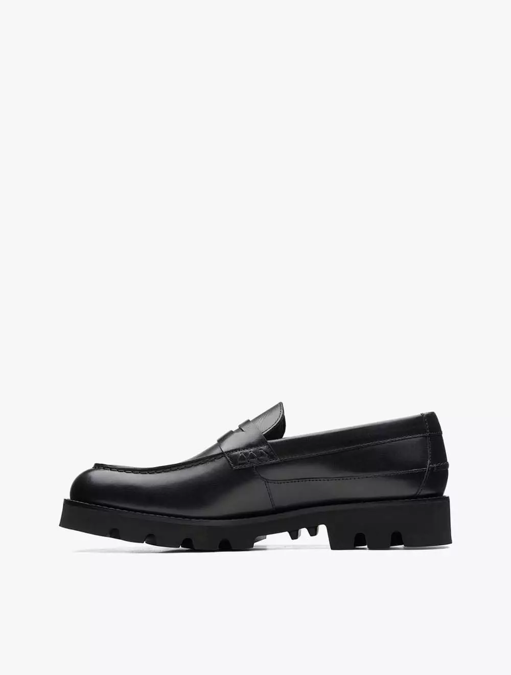 Jual Clarks Clarks Badell Slip Men's Loafers- Black Leather Original ...