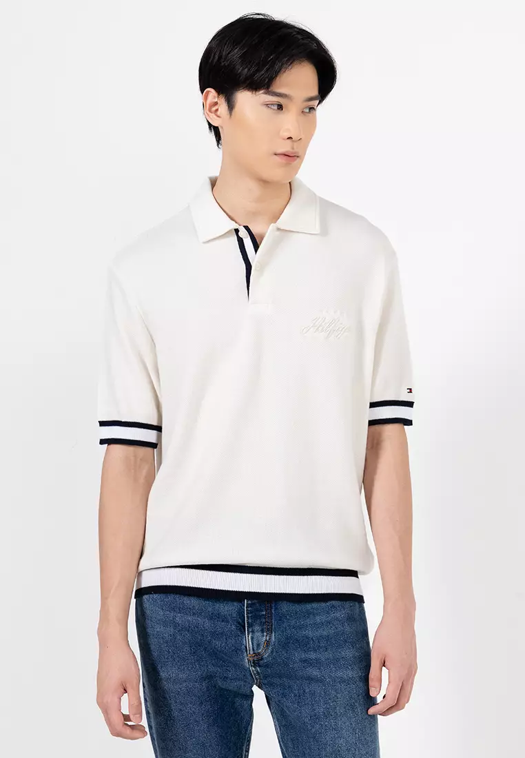 平紋針織標準剪裁POLO恤 - TH Mainline
