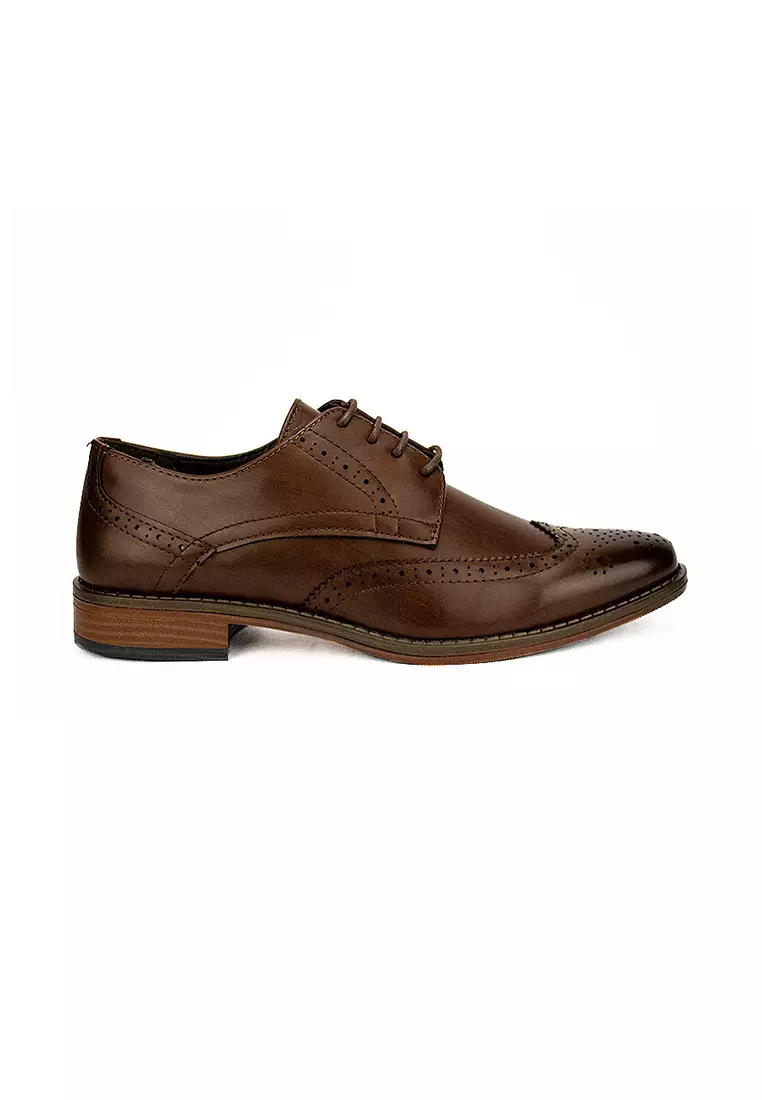 Discount on Mario D' boro Runway  shoes - SKU: Men's Formal With Lace Shoes Mw 24532 Dark Brown C43